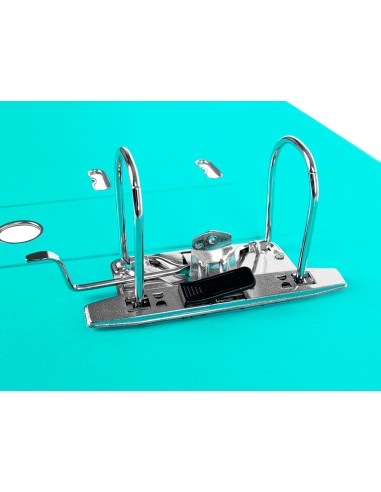CI | Archivador de palanca liderpapel folio documenta forrado pvc con rado lomo 75 mm verde claro compresor