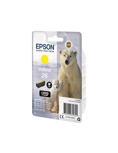 Cartucho de tinta ORIGINAL C13T261440 - nº26Y