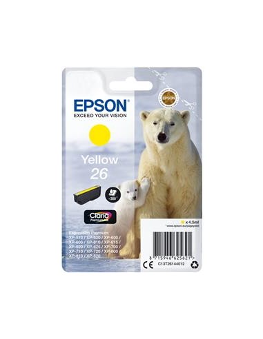Cartucho de tinta ORIGINAL C13T261440 - nº26Y