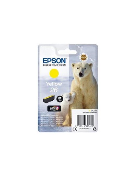 Cartucho de tinta ORIGINAL C13T261440 - nº26Y