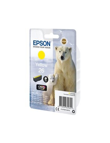 Cartucho de tinta ORIGINAL C13T261440 - nº26Y