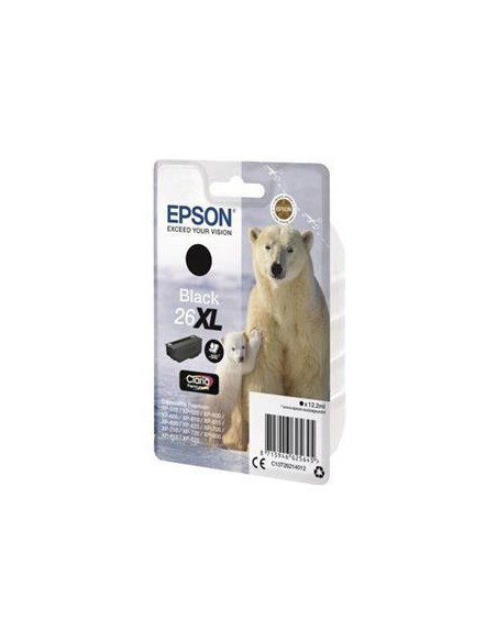 Cartucho de tinta ORIGINAL C13T262140 - nº26XLBK