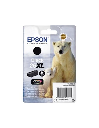 Cartucho de tinta ORIGINAL C13T262140 - nº26XLBK