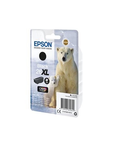 Cartucho de tinta ORIGINAL C13T262140 - nº26XLBK