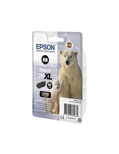 Cartucho de tinta ORIGINAL C13T263140 - nº26XLPBK
