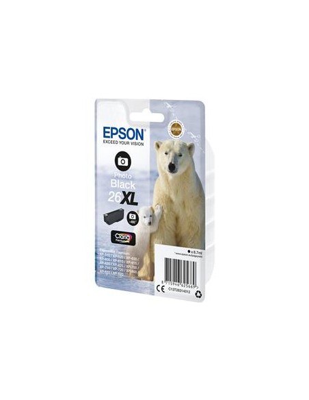 Cartucho de tinta ORIGINAL C13T263140 - nº26XLPBK
