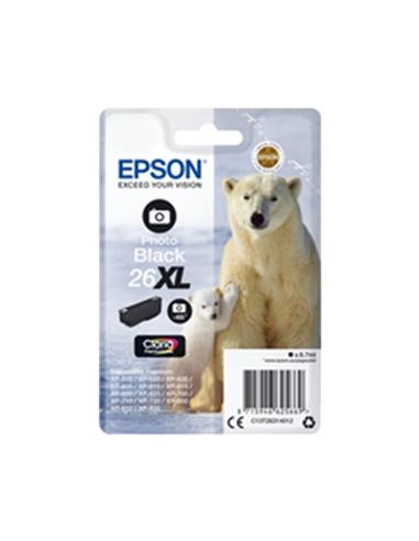 Cartucho de tinta ORIGINAL C13T263140 - nº26XLPBK