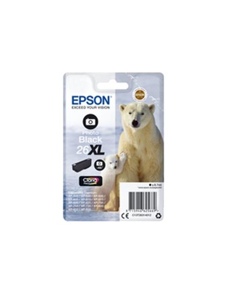 Cartucho de tinta ORIGINAL C13T263140 - nº26XLPBK