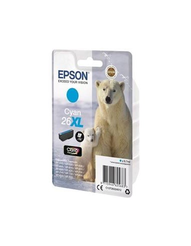 Cartucho de tinta ORIGINAL C13T263240 - nº26XLC