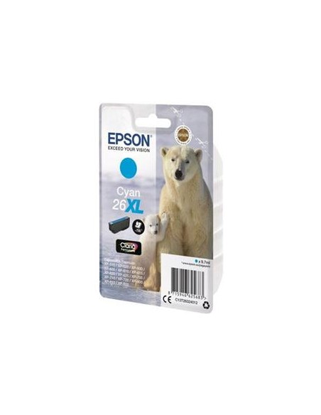 Cartucho de tinta ORIGINAL C13T263240 - nº26XLC