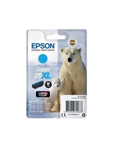 Cartucho de tinta ORIGINAL C13T263240 - nº26XLC