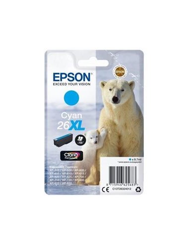 Cartucho de tinta ORIGINAL C13T263240 - nº26XLC