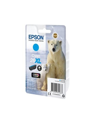 Cartucho de tinta ORIGINAL C13T263240 - nº26XLC
