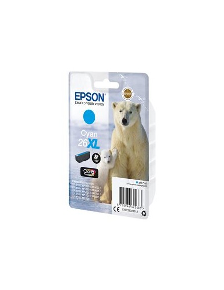Cartucho de tinta ORIGINAL C13T263240 - nº26XLC