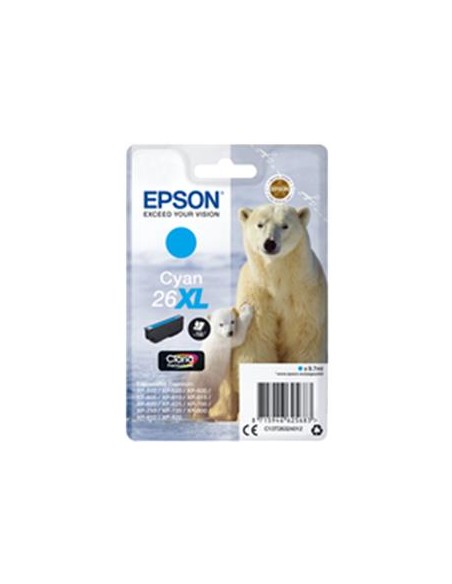 Cartucho de tinta ORIGINAL C13T263240 - nº26XLC