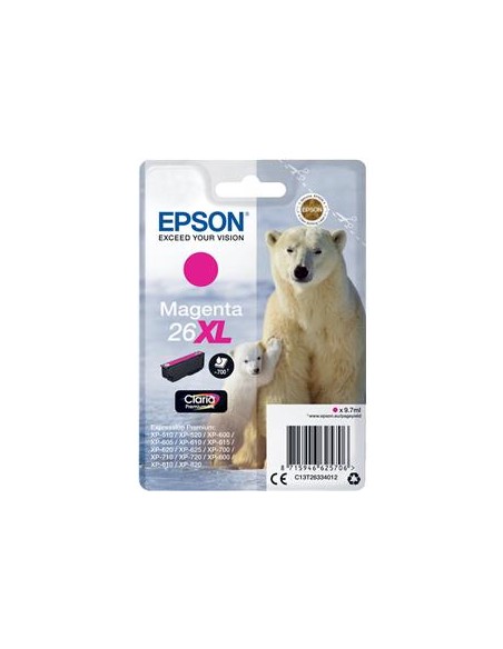 Cartucho de tinta ORIGINAL C13T263340 - nº26XLM