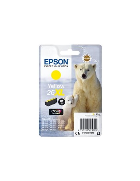 Cartucho de tinta ORIGINAL C13T263440 - nº26XLY
