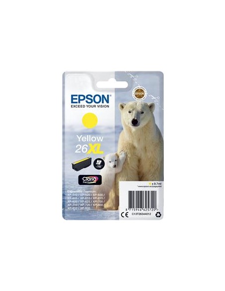 Cartucho de tinta ORIGINAL C13T263440 - nº26XLY