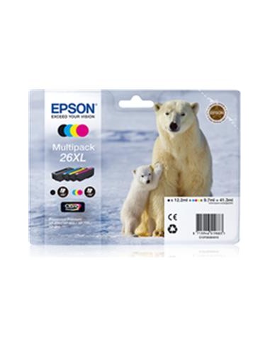 Multipack 4 cartuchos de tinta ORIGINAL C13T263640 - nº26XL