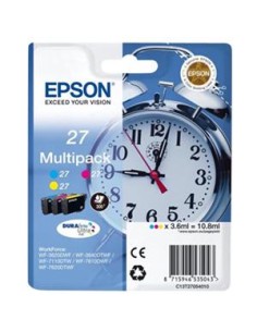 Multipack 3 cartuchos de tinta ORIGINAL C13T270540 - nº27
