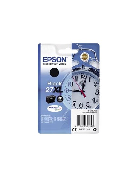 Cartucho de tinta ORIGINAL C13T271140 - nº27XLBK