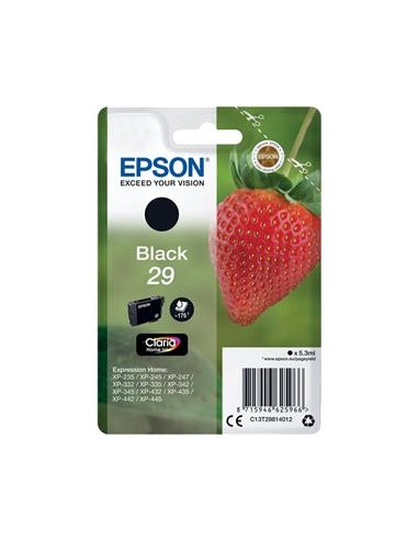 Cartucho de tinta ORIGINAL C13T298140 - nº29BK