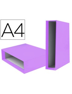 CI | Caja archivador liderpapel de palanca carton din a4...