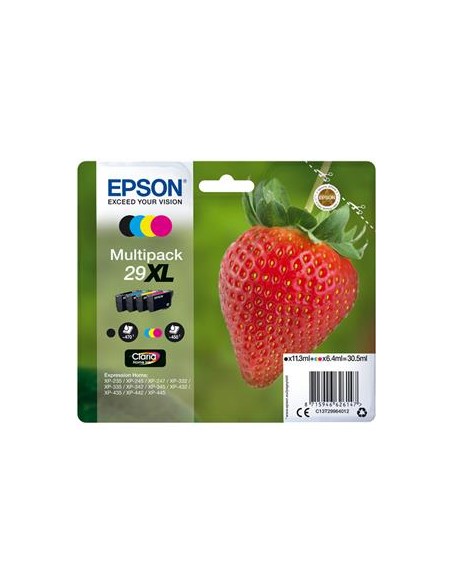 Multipack 4 cartuchos de tinta ORIGINAL C13T299640 - nº29XL
