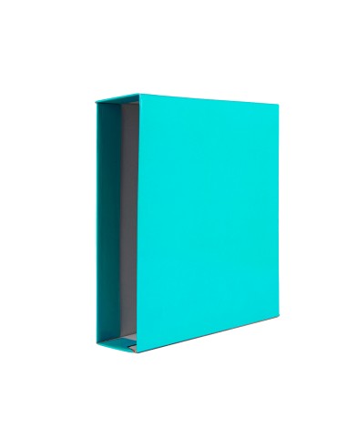 CI | Caja archivador liderpapel de palanca carton din a4 documenta lomo 75 mm verde claro