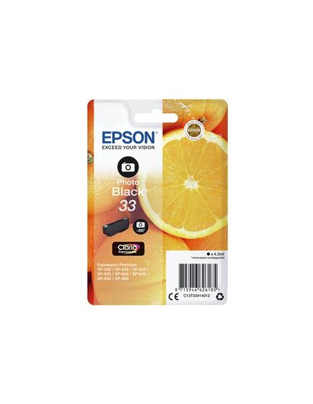 Cartucho de tinta ORIGINAL C13T334140 - nº33PBK