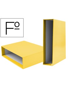 CI | Caja archivador liderpapel de palanca carton folio...