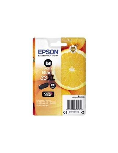 Cartucho de tinta ORIGINAL C13T336140 - nº33XLPBK