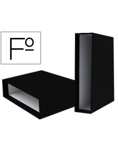 CI | Caja archivador liderpapel de palanca carton folio...