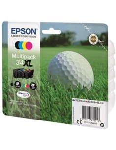 Multipack 4 cartuchos de tinta ORIGINAL C13T347640 - nº34XL