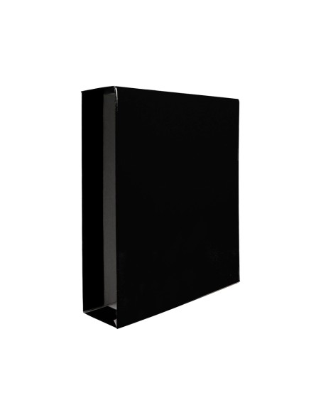 CI | Caja archivador liderpapel de palanca carton folio documenta lomo 82mm color negro