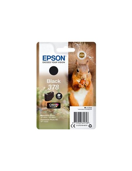 Cartucho de tinta ORIGINAL C13T378140 - nº378BK