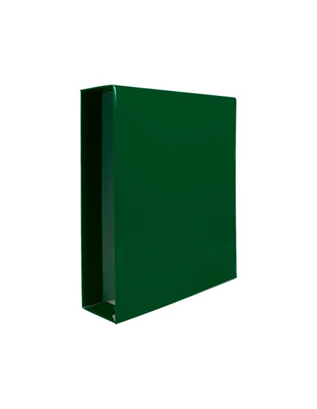CI | Caja archivador liderpapel de palanca carton folio documenta lomo 82mm color verde