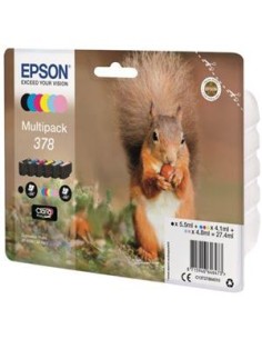 Multipack 6 cartuchos de tinta ORIGINAL C13T378840 - nº378