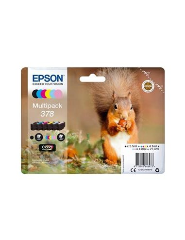 Multipack 6 cartuchos de tinta ORIGINAL C13T378840 - nº378