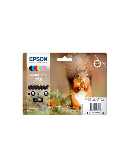 Multipack 6 cartuchos de tinta ORIGINAL C13T378840 - nº378