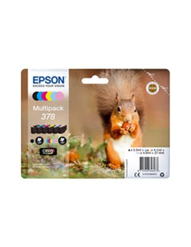 Multipack 6 cartuchos de tinta ORIGINAL C13T378840 - nº378
