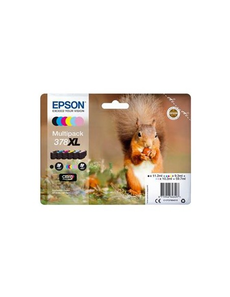 Multipack 6 cartuchos de tinta ORIGINAL C13T379840 - nº378XL