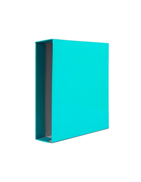CI | Caja archivador liderpapel de palanca carton folio documenta lomo 75 mm verde claro
