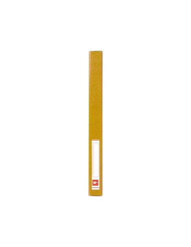 CI | Carpeta proyectos liderpapel folio lomo 30mm carton gofrado amarilla