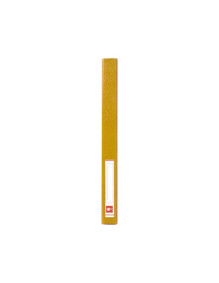 CI | Carpeta proyectos liderpapel folio lomo 30mm carton gofrado amarilla