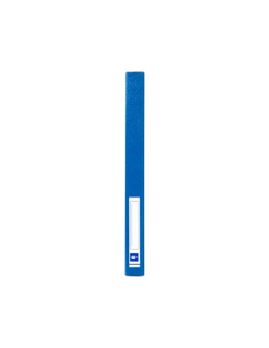 CI | Carpeta proyectos liderpapel folio lomo 30mm carton gofrado azul
