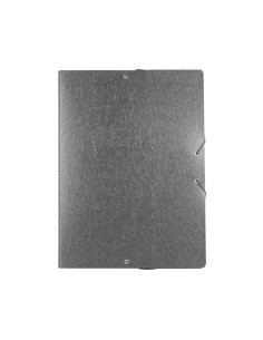 CI | Carpeta proyectos liderpapel folio lomo 30mm carton gofrado gris 2
