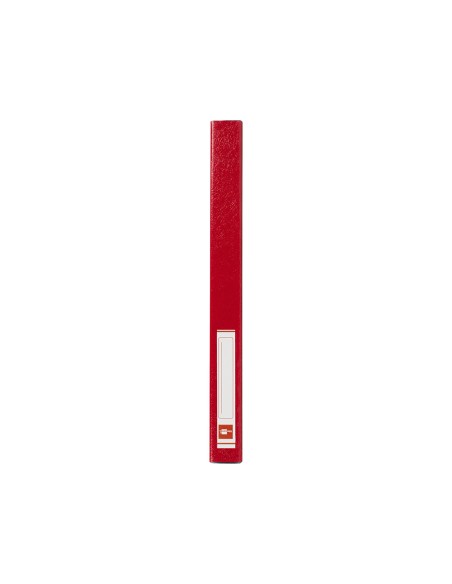 CI | Carpeta proyectos liderpapel folio lomo 30mm carton gofrado roja