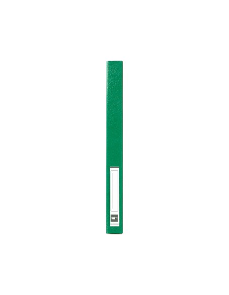 CI | Carpeta proyectos liderpapel folio lomo 30mm carton gofrado verde