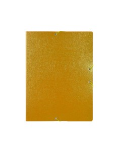 CI | Carpeta proyectos liderpapel folio lomo 50mm carton gofrado amarilla 2